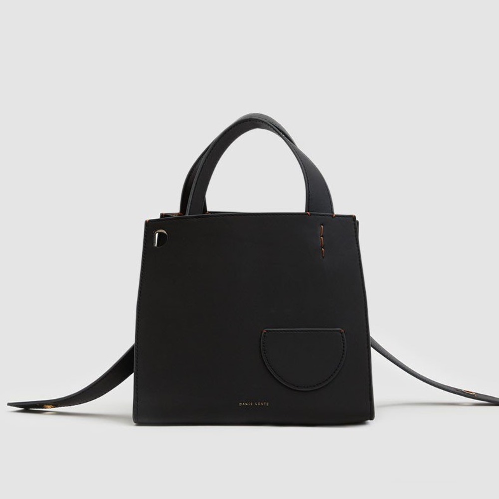 Danse Lente Margot Leather Bag in Black